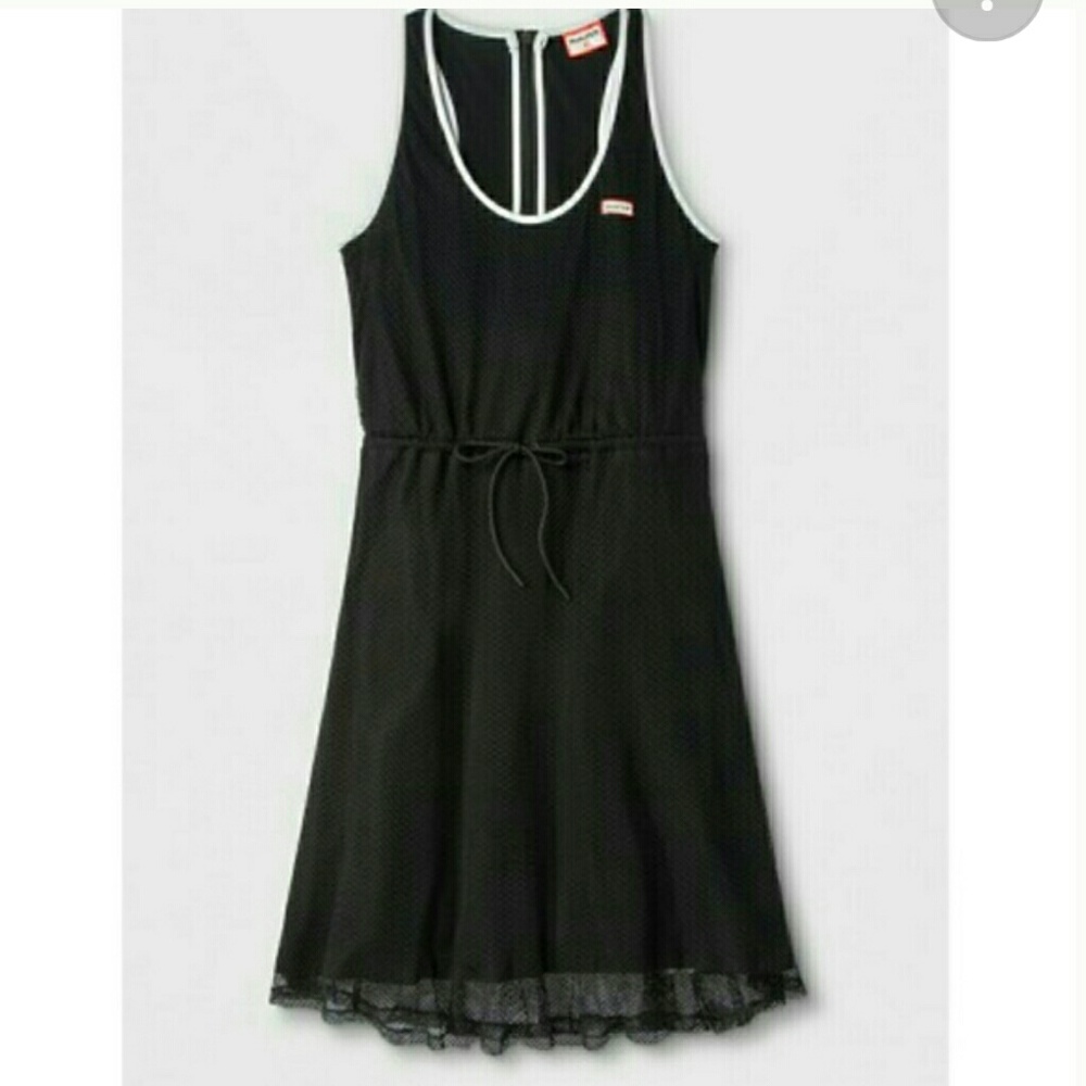 Hunter for target black mesh dress